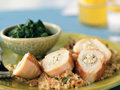 photo of Stuffed Chicken with Artichokes & Goat Cheese